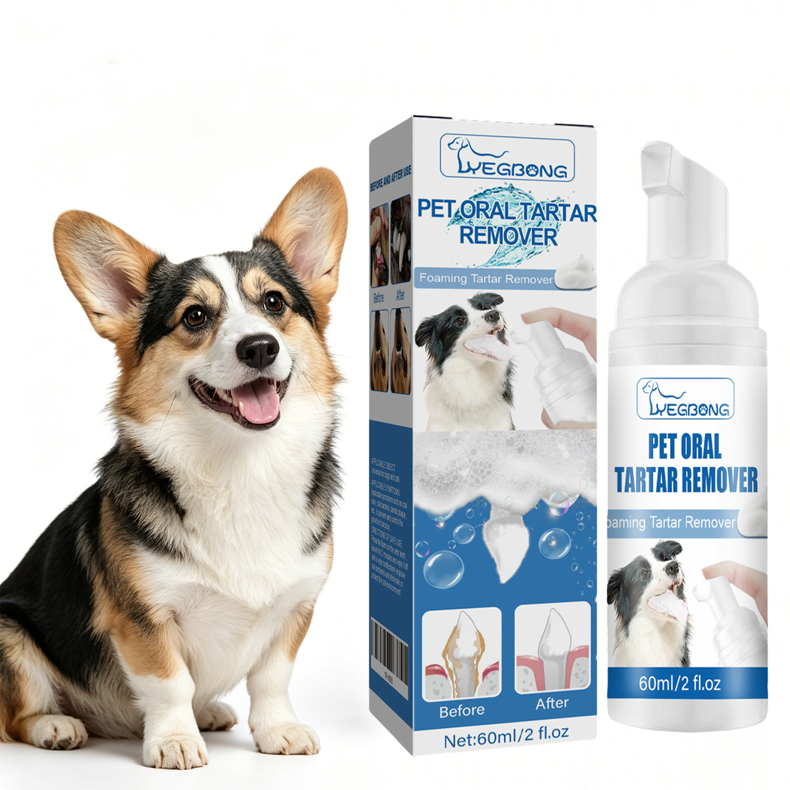 Teeth Whitening Yellow Teeth - Yegbong Pet Tartar Remover Clenaing Yellow