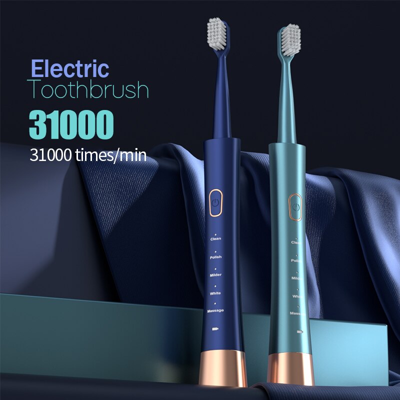Teeth Whitening Toothbrush - Jianpai Adult Male and Female Electric
