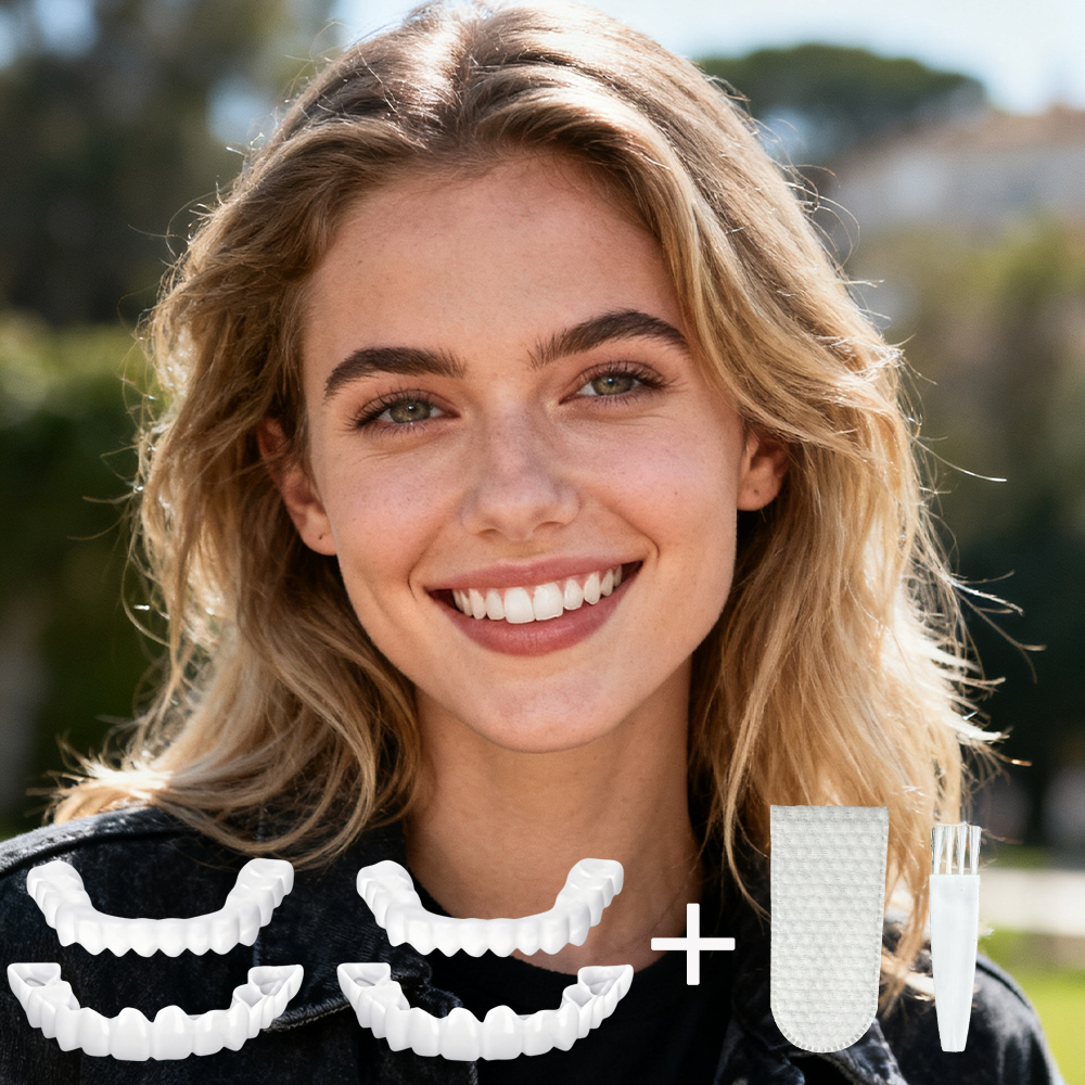 Teeth Whitening For Photos - New Camera Shy Person Teeth Veneers