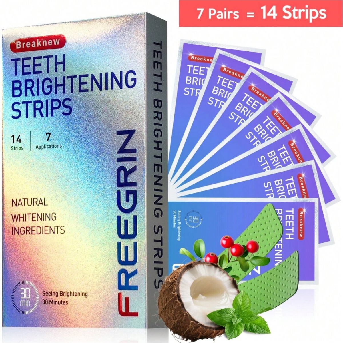 Teeth Whitening Gel - Deluxe Whitening Teeth Stickers 7/14/21 Pairs