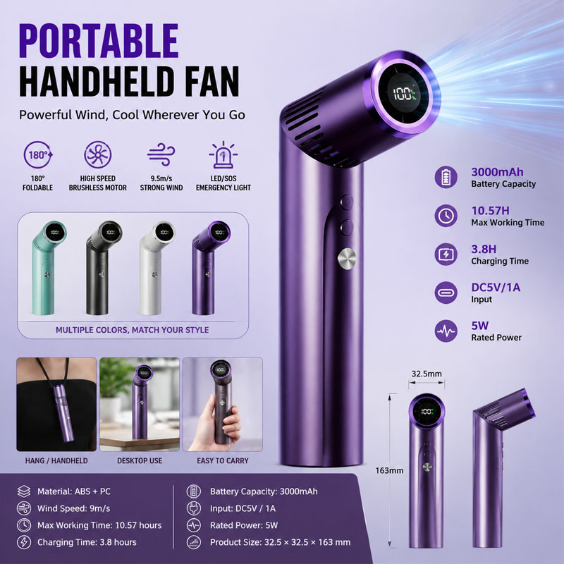 Led Mouth Tray - 3000mAh Brushless motor large capacity portable