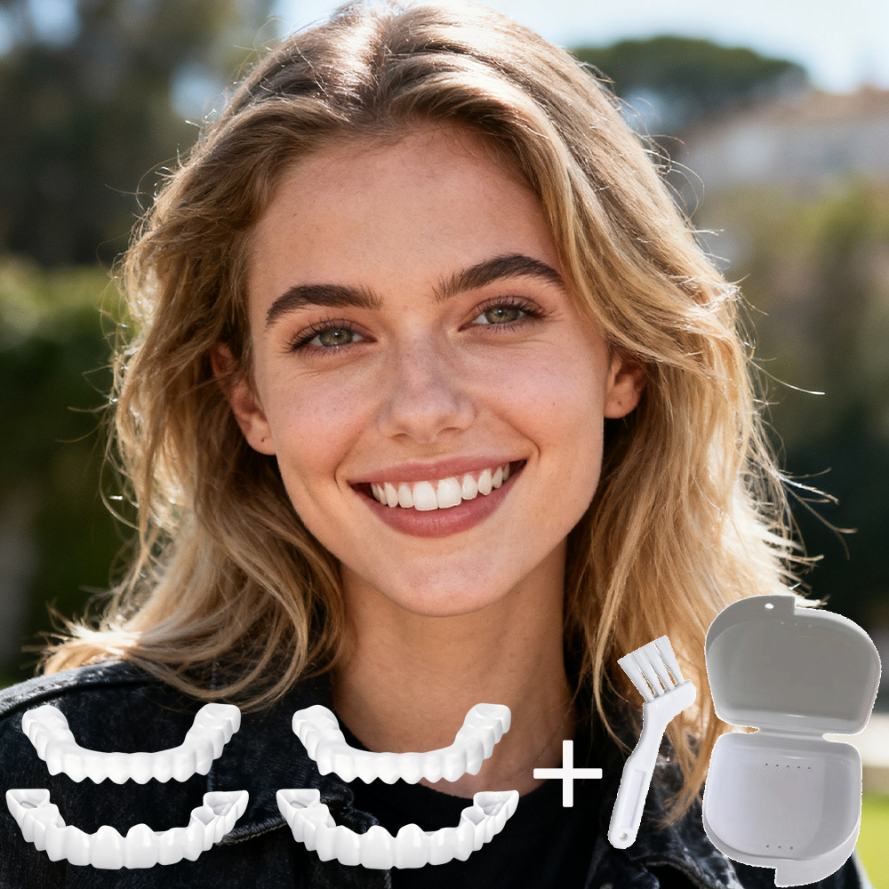Teeth Whitening For Photos - Holiday Travel Special Teeth Veneers Reusable