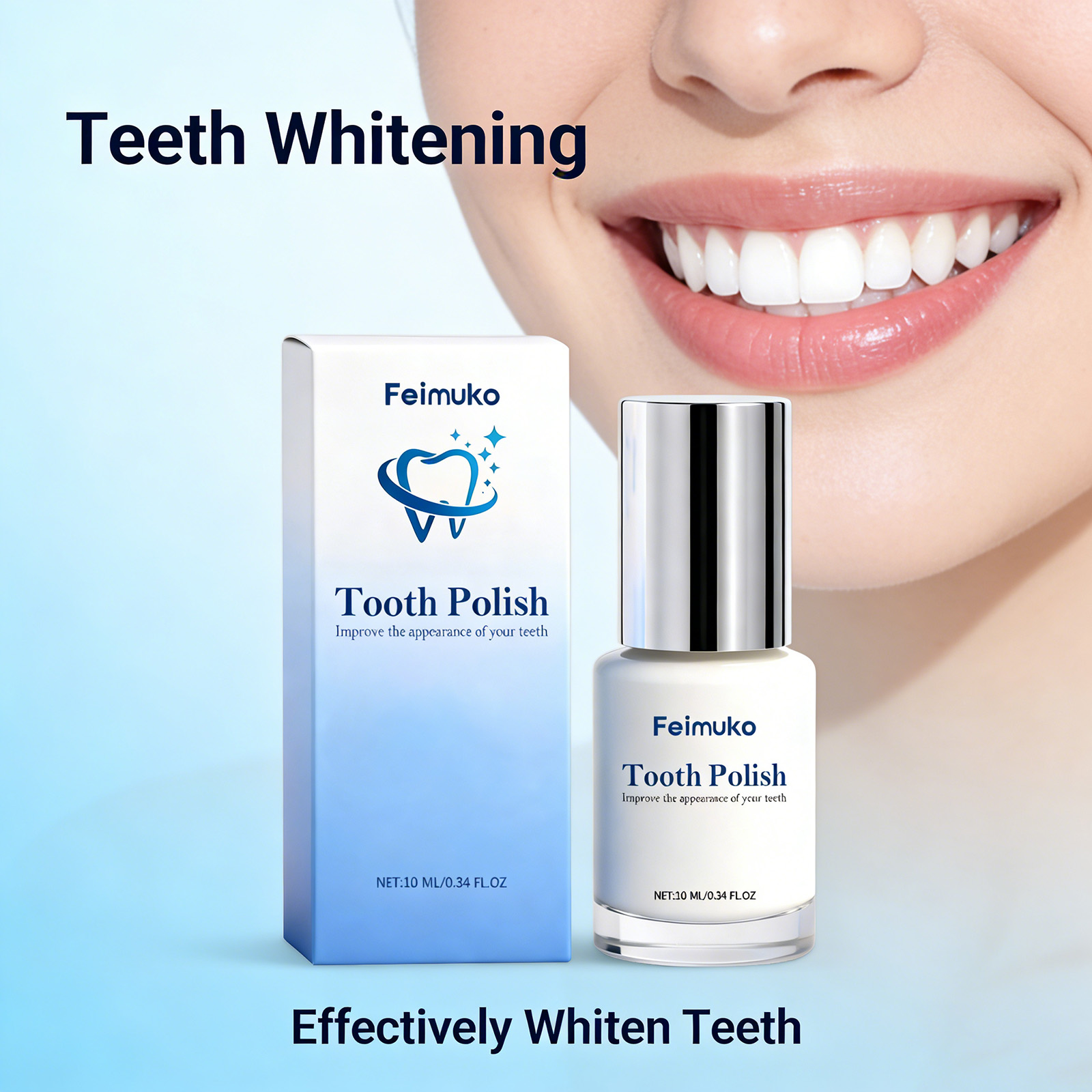 10ml Teeth Whitening Paint - R - огляд і ціна Teeth Whitening Yellow Teeth