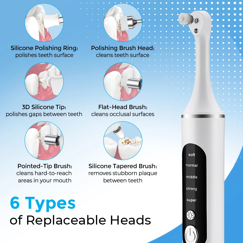 Electric Tooth Polisher Teeth  - огляд і ціна Teeth Whitening Toothbrush
