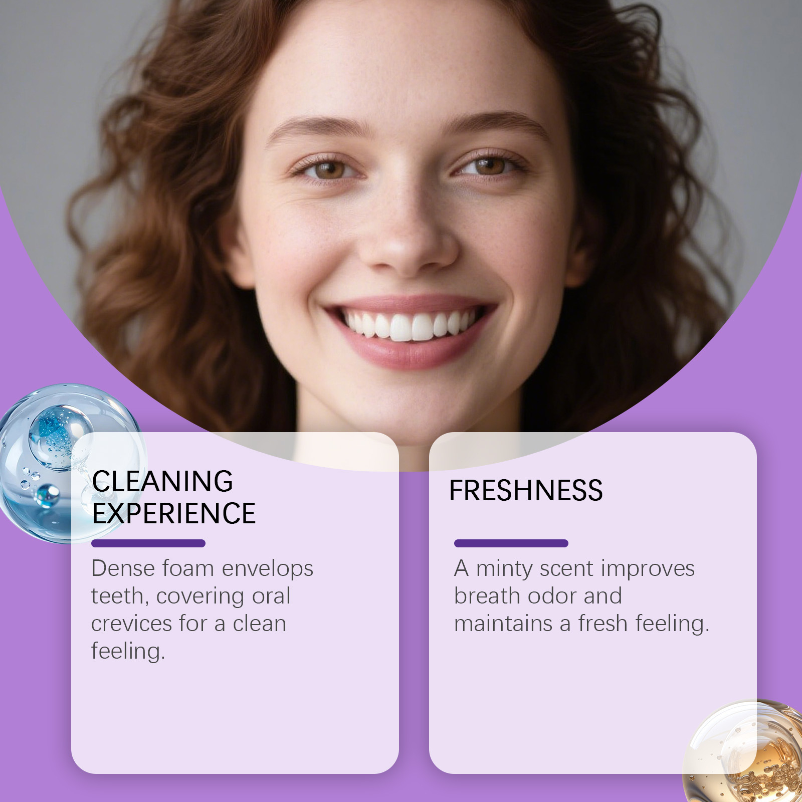 Feimuko Purple Toothpaste Foam - огляд і ціна Teeth Whitening Foam Toothpaste