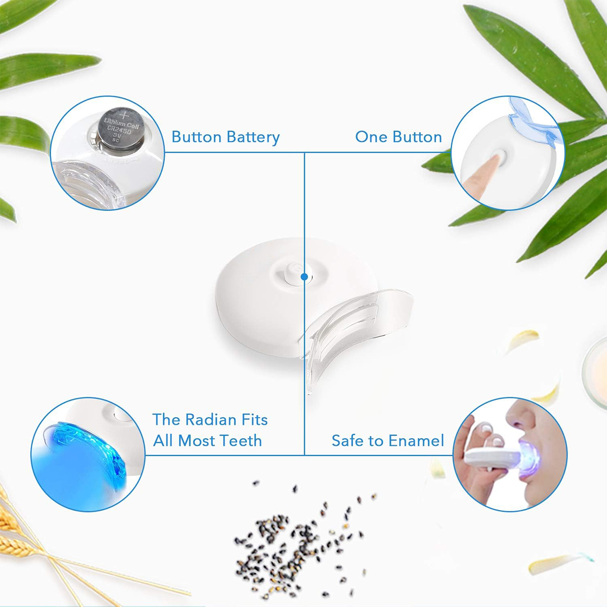 Teeth Whitening Kit - 5X LED L - огляд і ціна Teeth Whitening Gel
