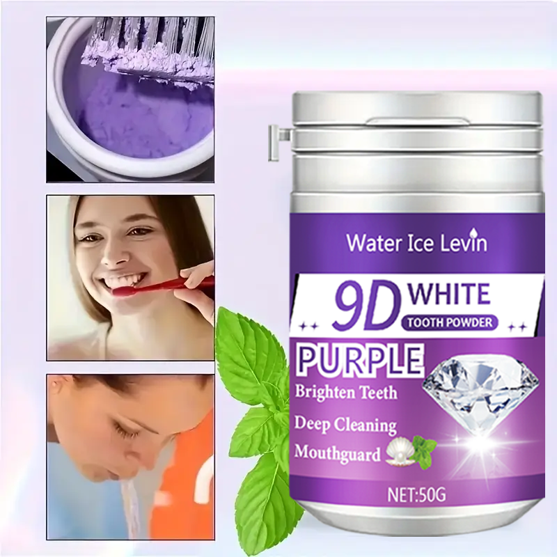 9D White Purple Toothpowder. B - огляд і ціна Teeth Whitening Quotes