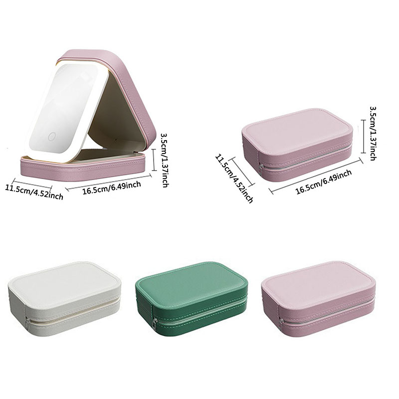 LED Makeup Bag With Mirror For - огляд і ціна Led Mouth Tray