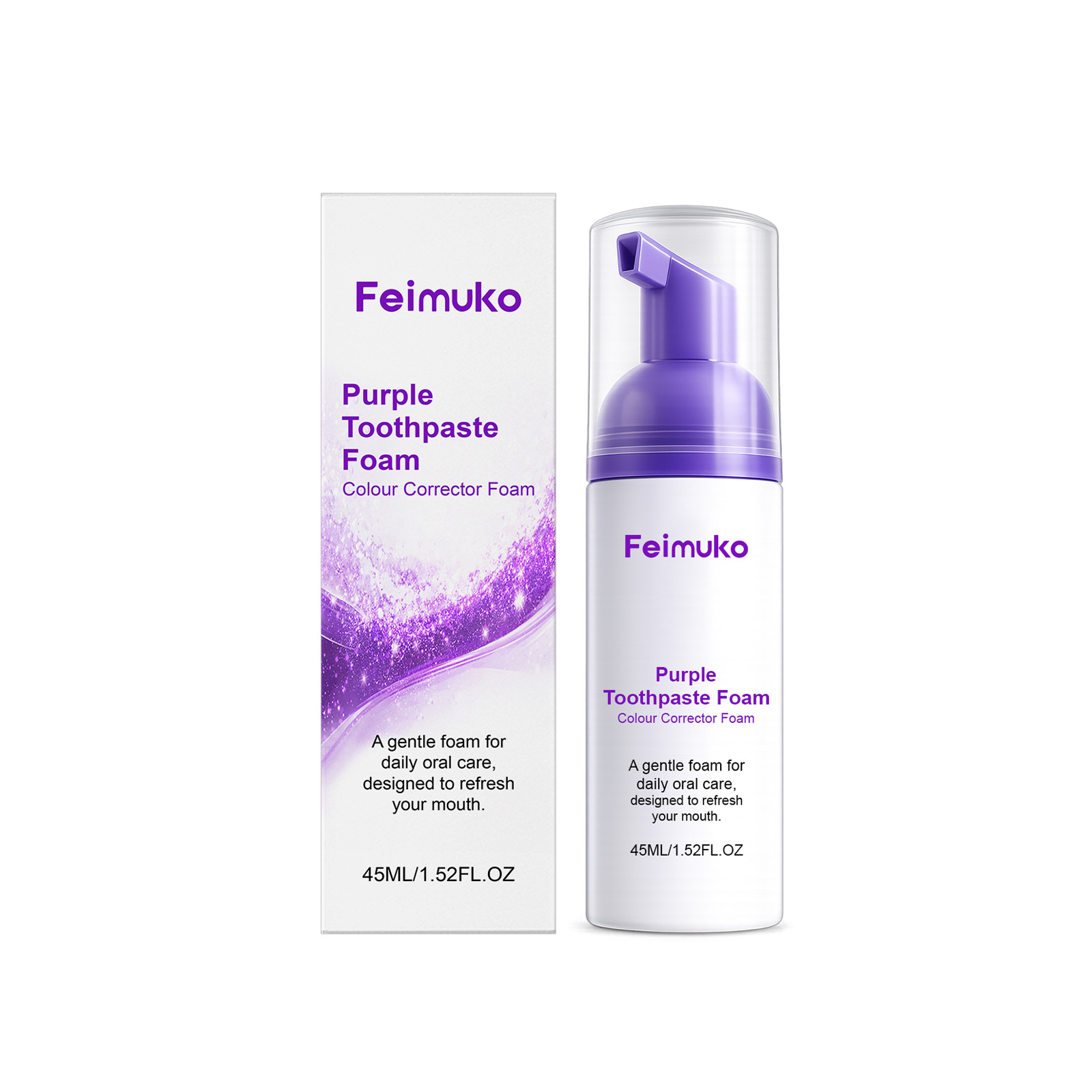 Feimuko Mousse Toothpaste Clea - огляд і ціна Teeth Whitening Foam Toothpaste