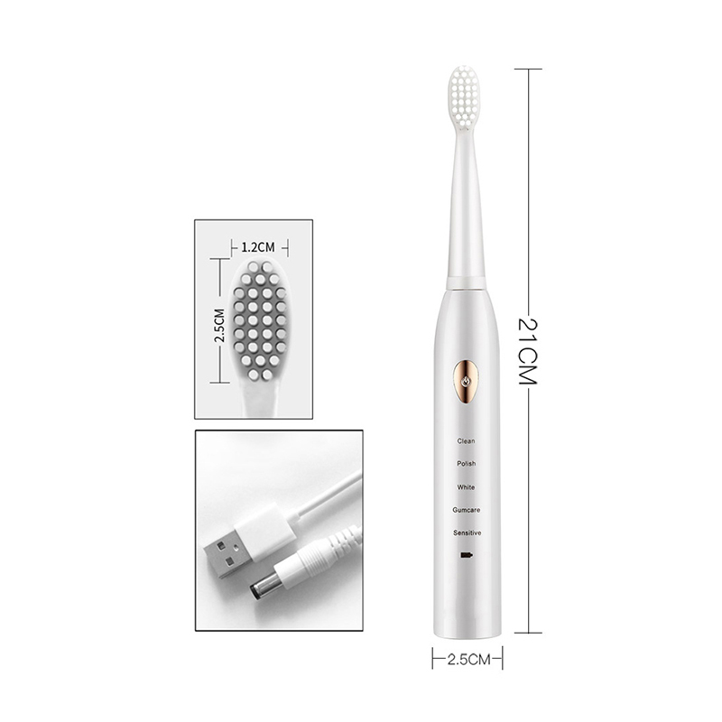 Electric Toothbrush 5-gear Mod - огляд і ціна Teeth Whitening Toothbrush