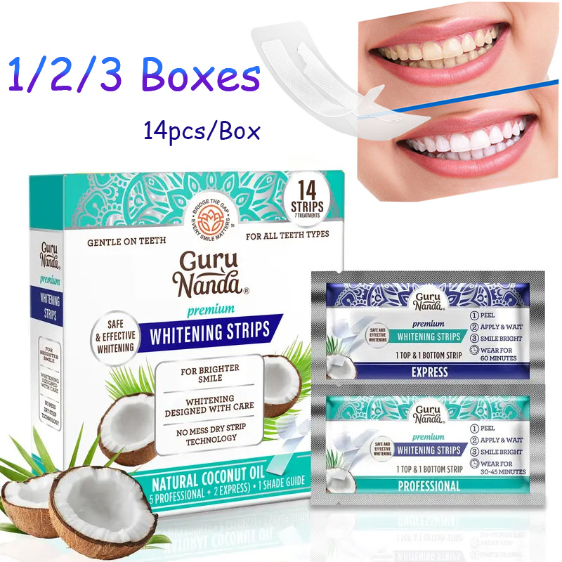 14pcs/box Coconut Oil Teeth Wh - огляд і ціна Teeth Whitening Oil Pulling
