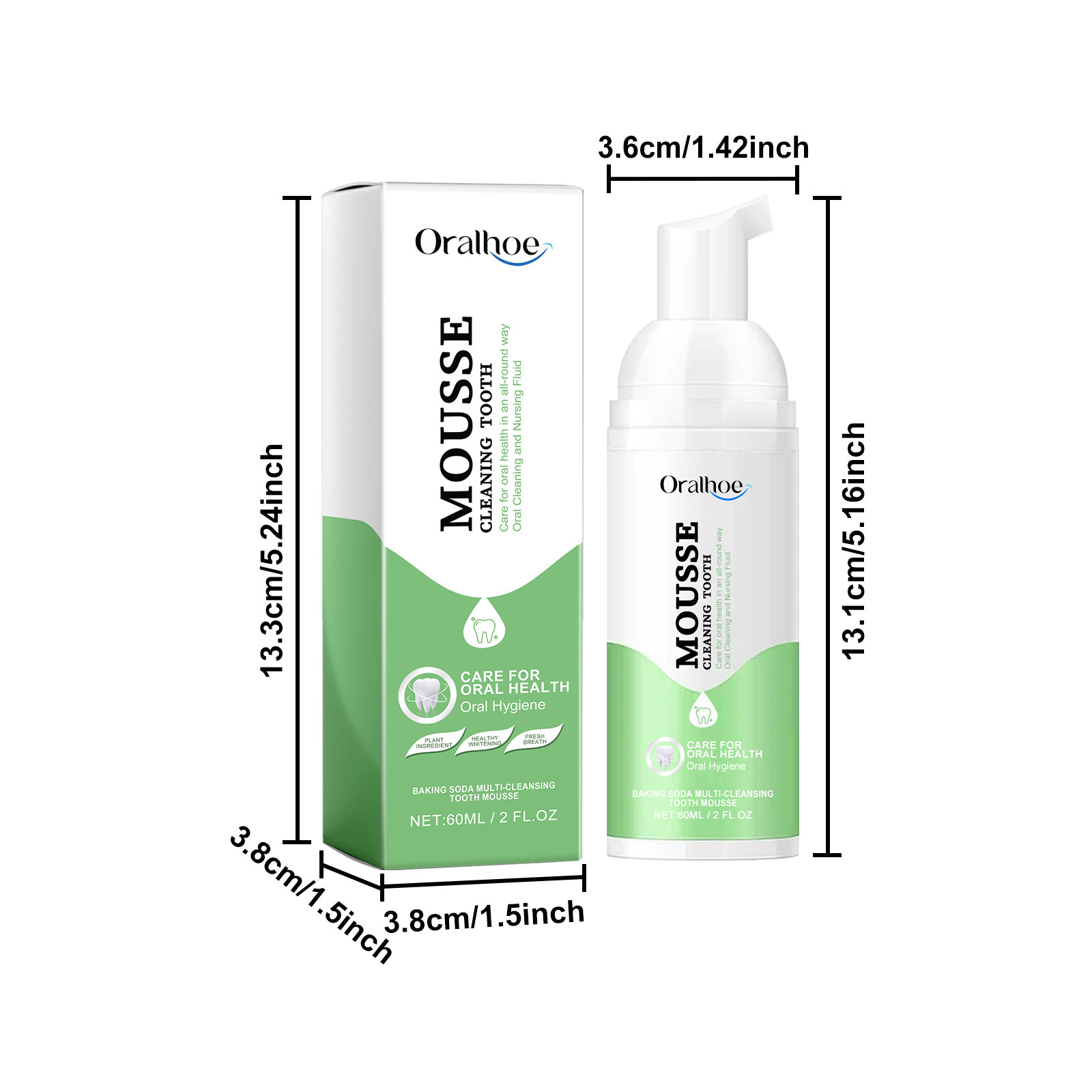 Portable Travel Size Whitening - огляд і ціна Teeth Whitening Foam Toothpaste