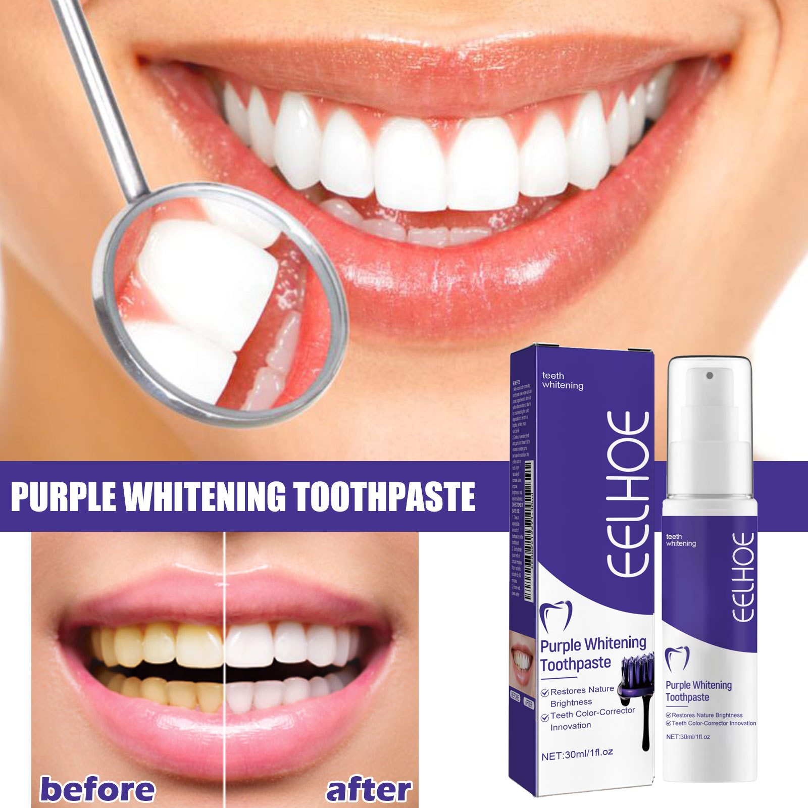 Teeth Cleansing Whitening Toot - огляд і ціна Teeth Whitening Korea