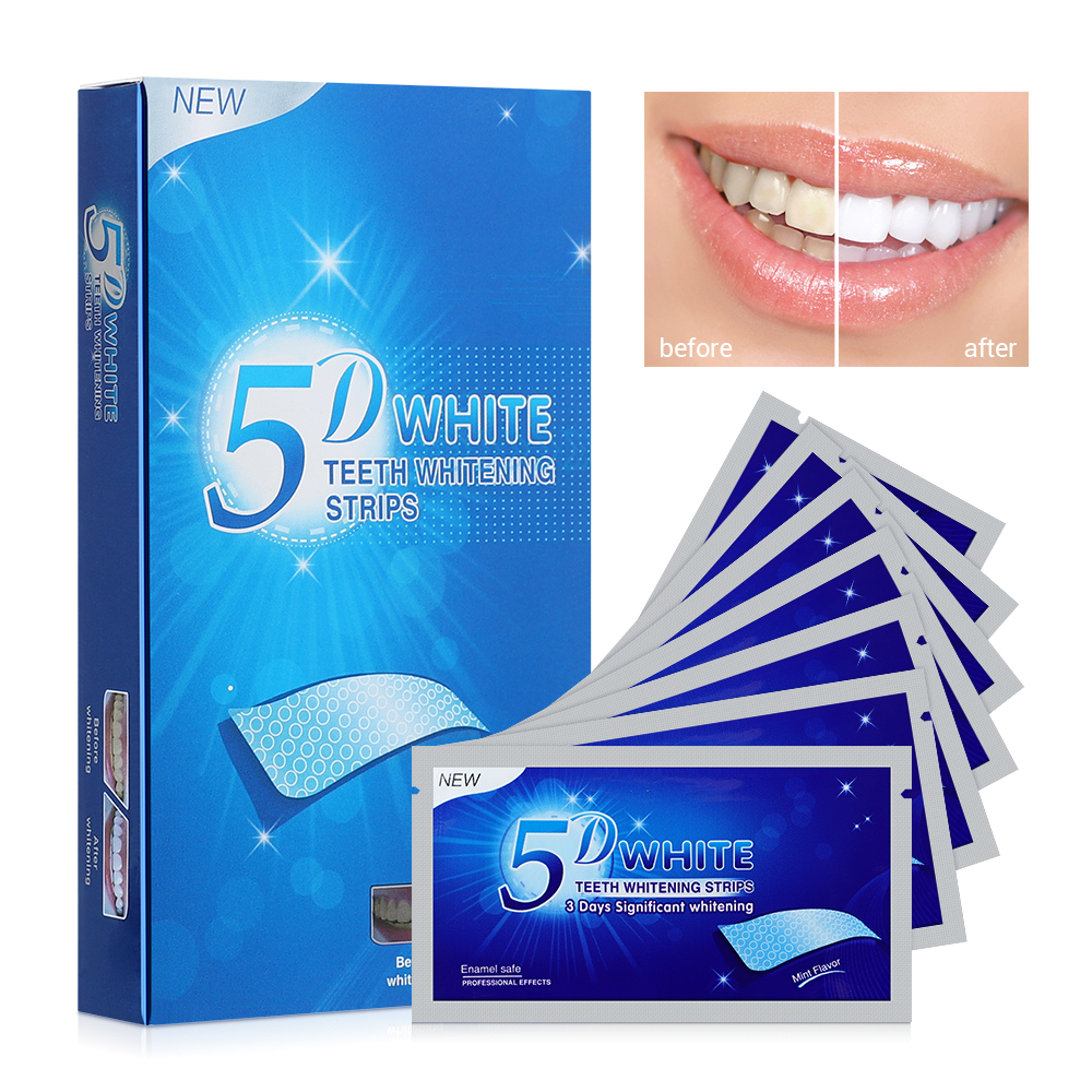 5D Teeth Whitening Strips Remo - огляд і ціна Teeth Whitening Yellow Teeth