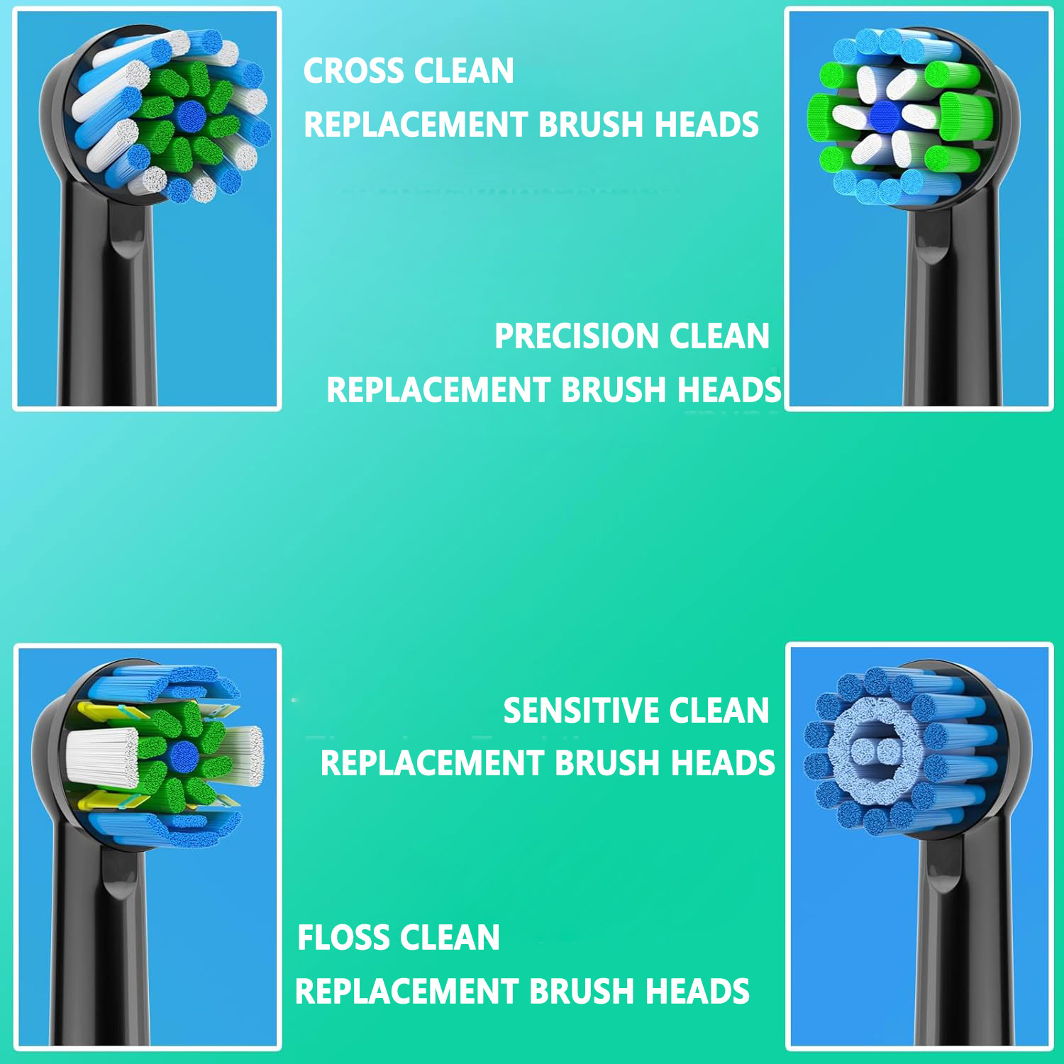 8pcs Toothbrush Head Compatibl - огляд і ціна Teeth Whitening Machine Professional