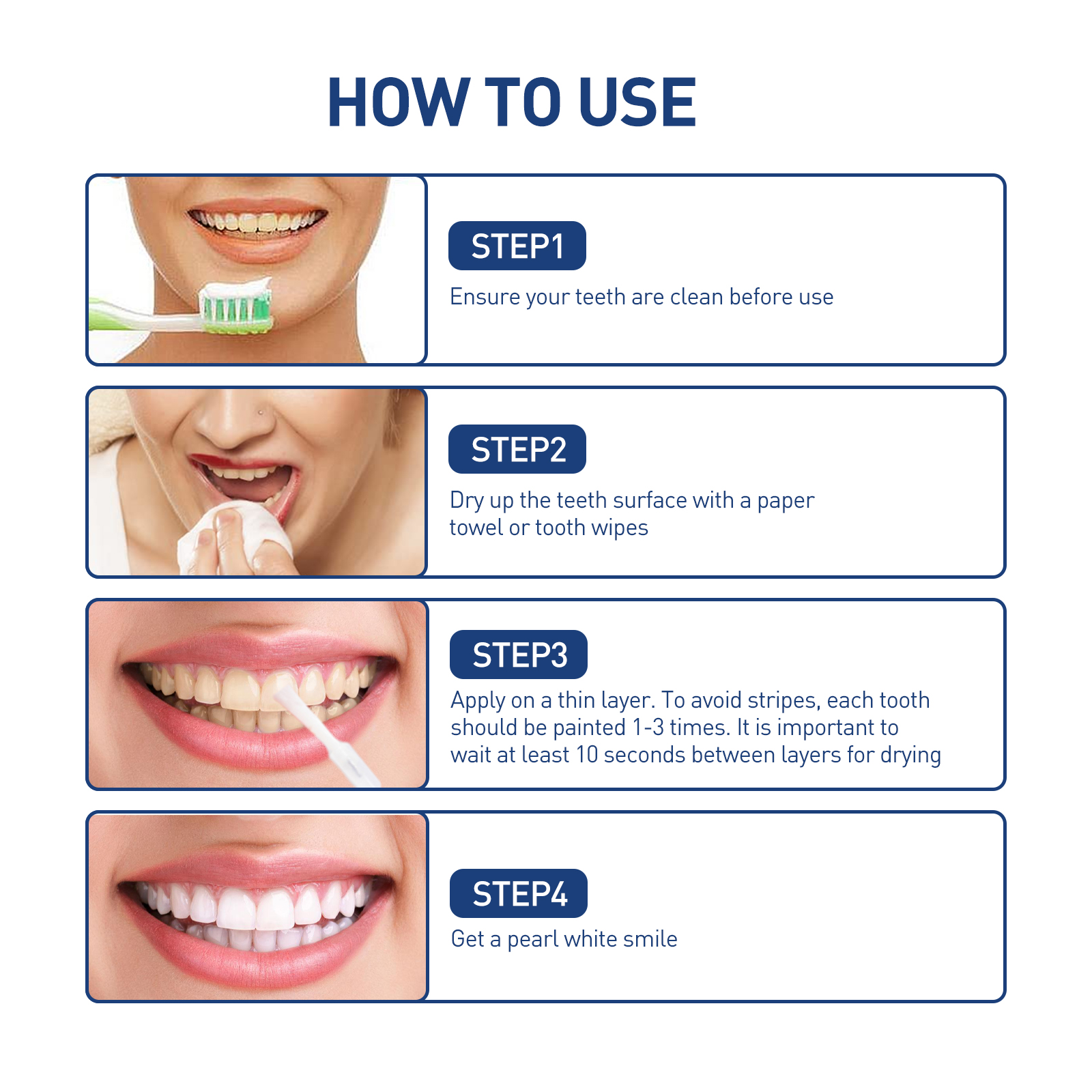 Instant Teeth Whitening Paint  - огляд і ціна Teeth Whitening Yellow Teeth