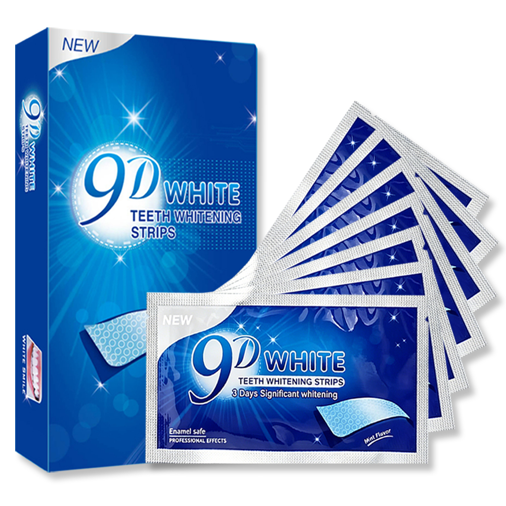 9D White Teeth Whitening Strip - огляд і ціна Teeth Whitening Yellow Teeth