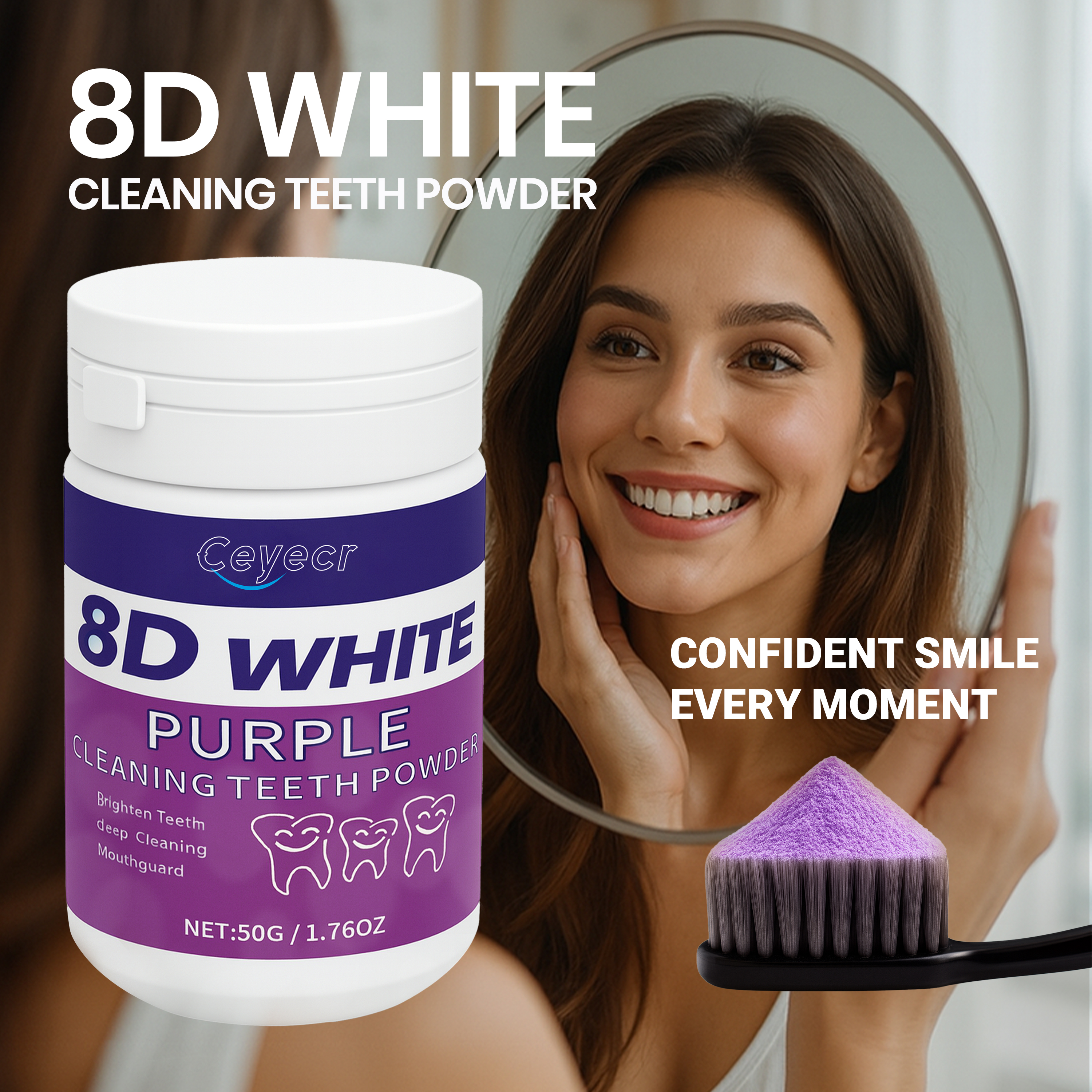 8D white Teeth Whitening Powde - огляд і ціна Teeth Whitening Quotes