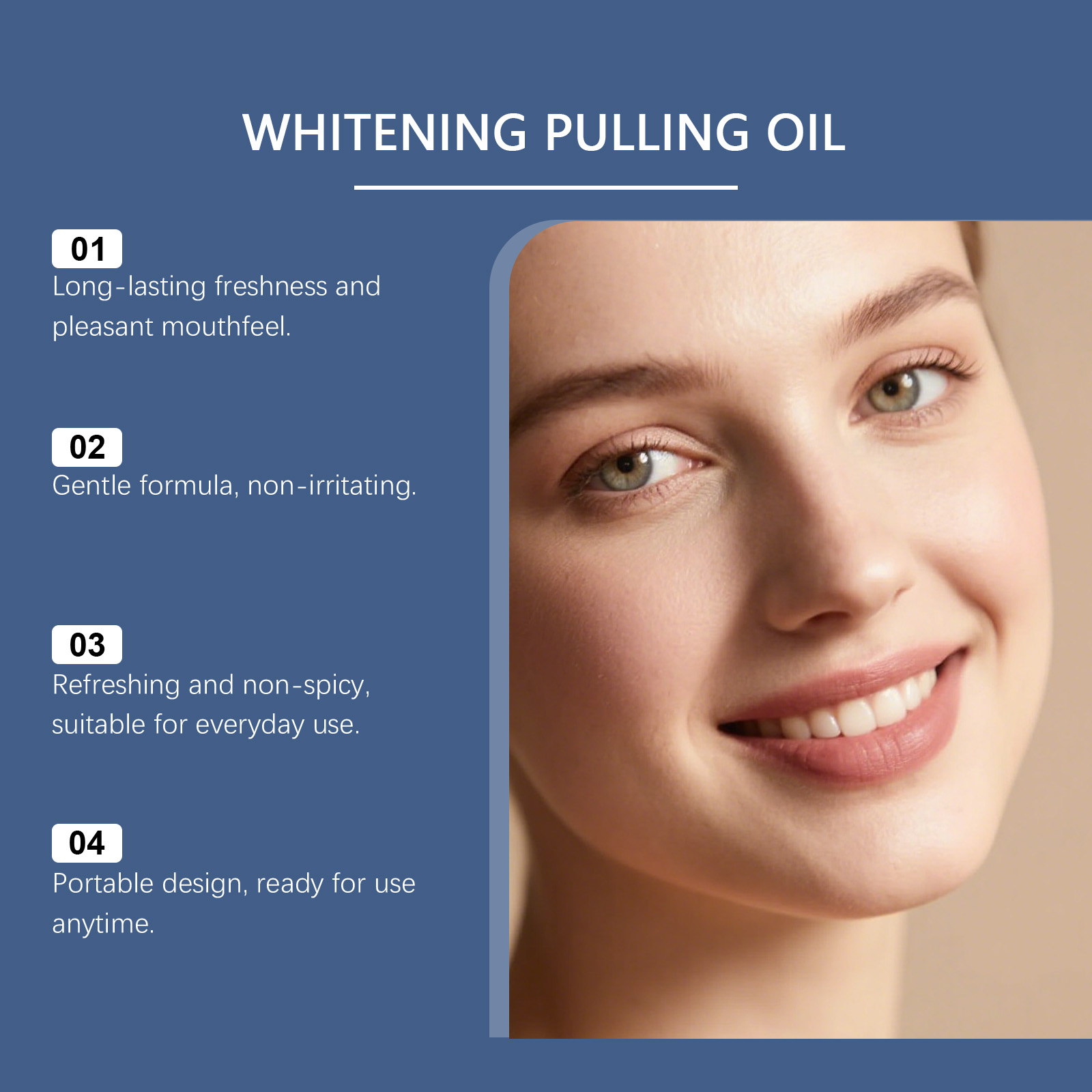 Coconut Mint Pulling Oil Refre - огляд і ціна Teeth Whitening Oil Pulling