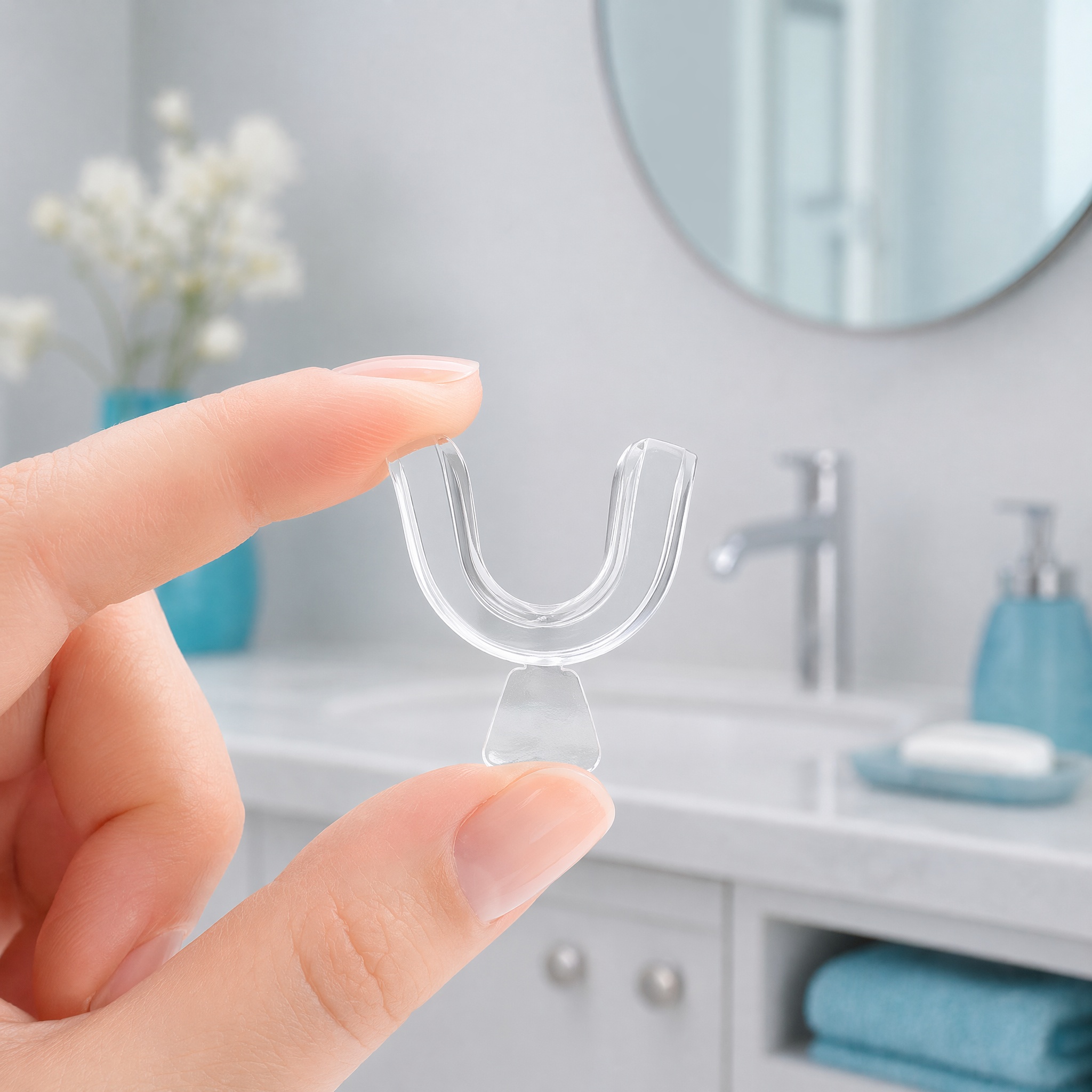 2/4/10Pc Silicone Mouth Guard  - огляд і ціна Teeth Whitening For Trays