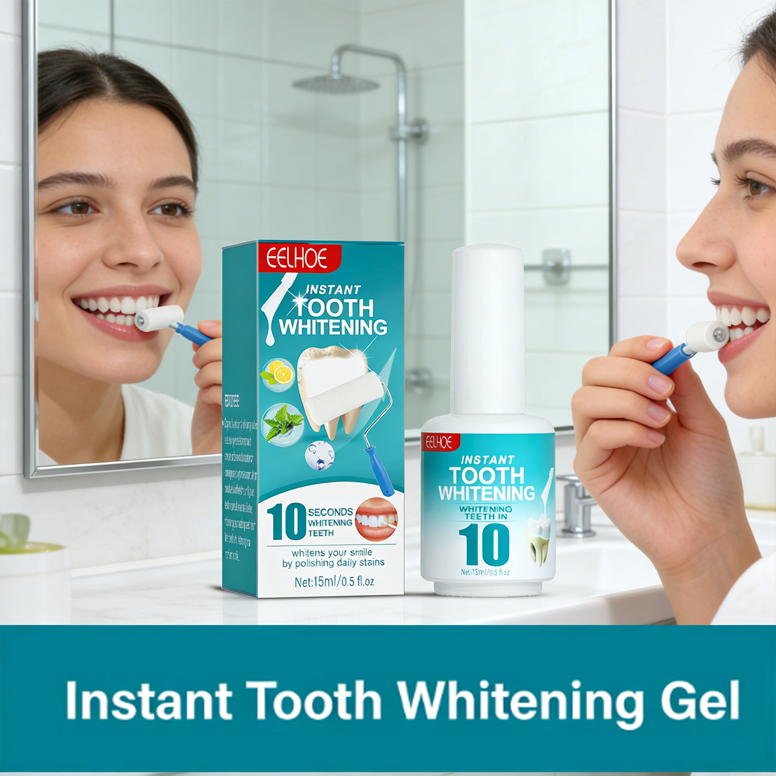 Tooth Whitening Paint Effectiv - огляд і ціна Teeth Whitening Yellow Teeth
