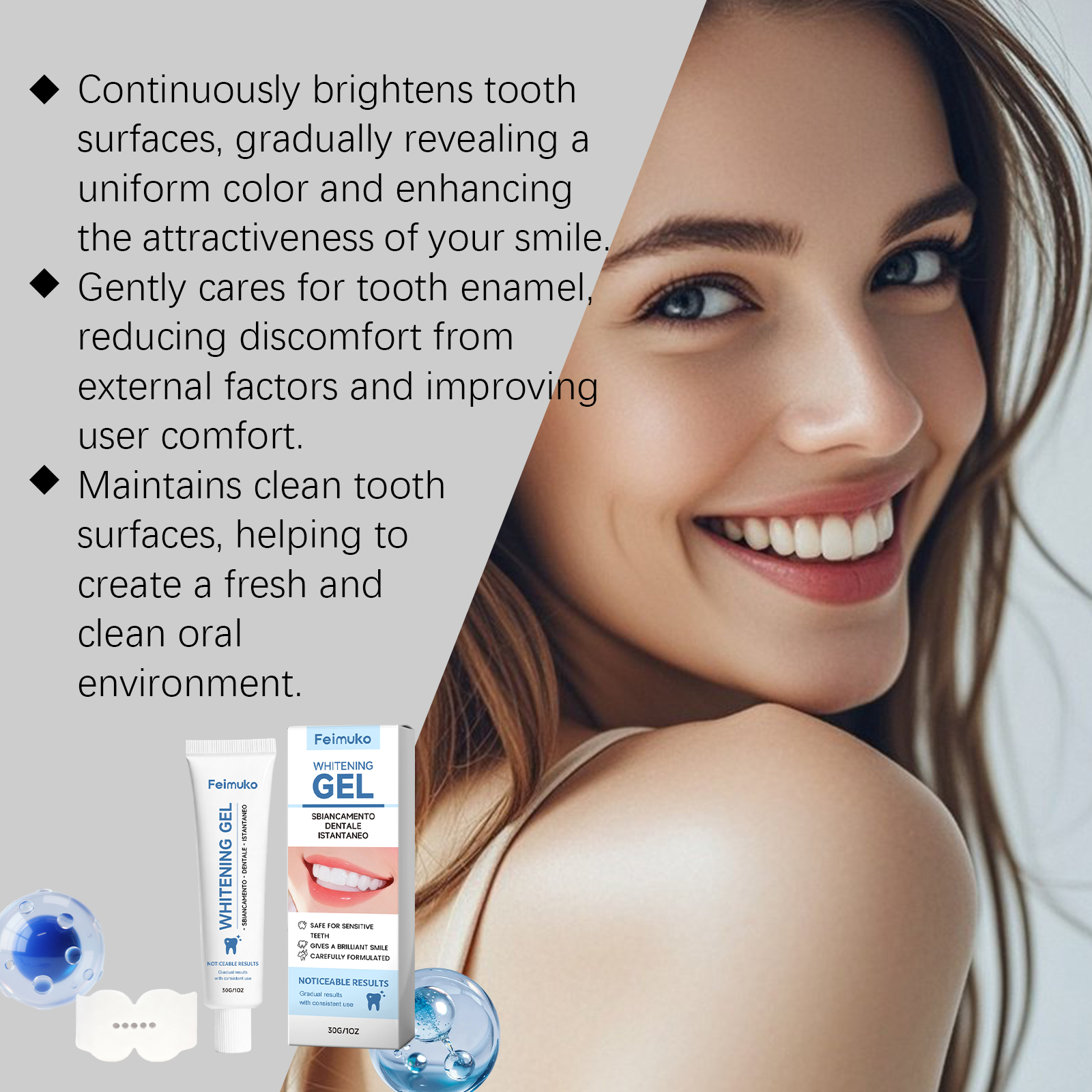 Whitening Teeth Gel Removes To - огляд і ціна Teeth Whitening Serum