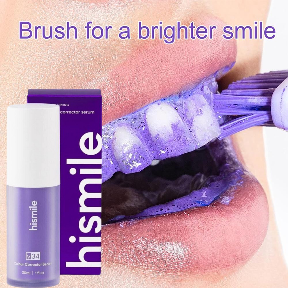 Hismile V34 Colour Corrector S - огляд і ціна Teeth Whitening Serum