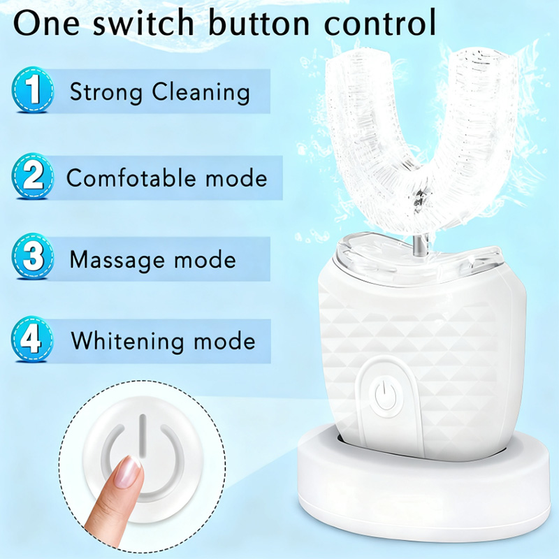 Portable U-shaped electric too - огляд і ціна Teeth Whitening Toothbrush