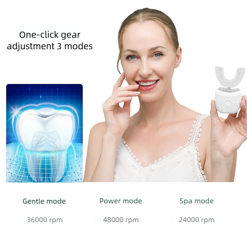Portable U-shaped electric too - огляд і ціна Teeth Whitening Toothbrush