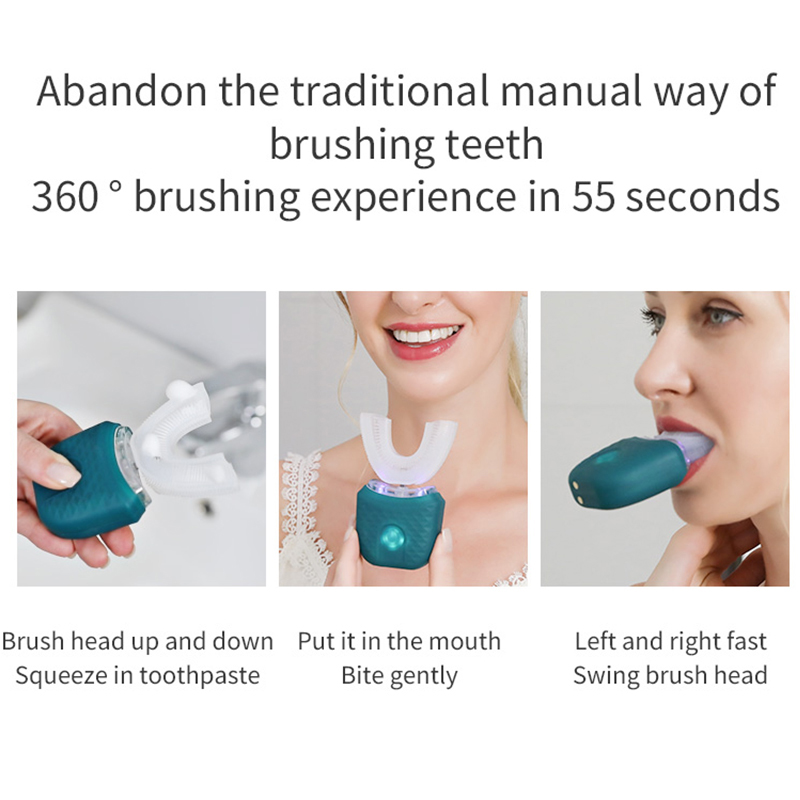 Portable U-shaped electric too - огляд і ціна Teeth Whitening Toothbrush