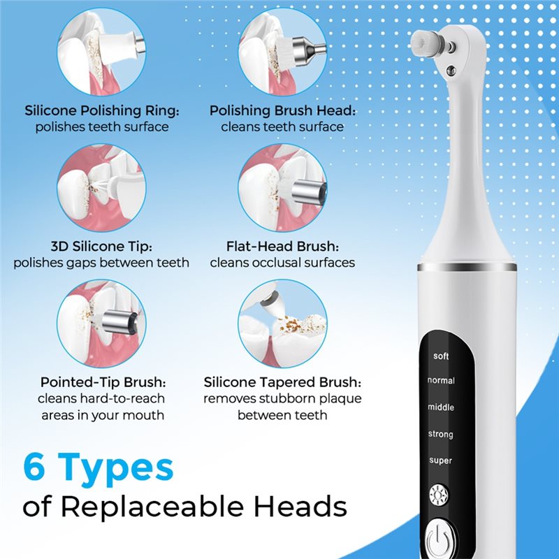 A83G-LED Light Rechargeable El - огляд і ціна Teeth Whitening Toothbrush