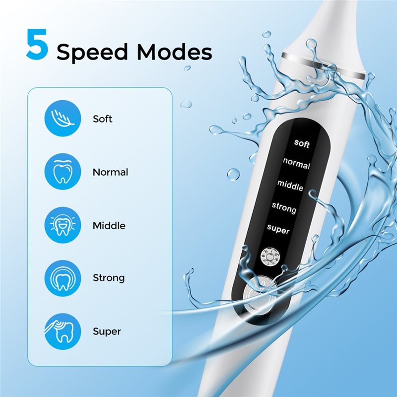 A83G-LED Light Rechargeable El - огляд і ціна Teeth Whitening Toothbrush