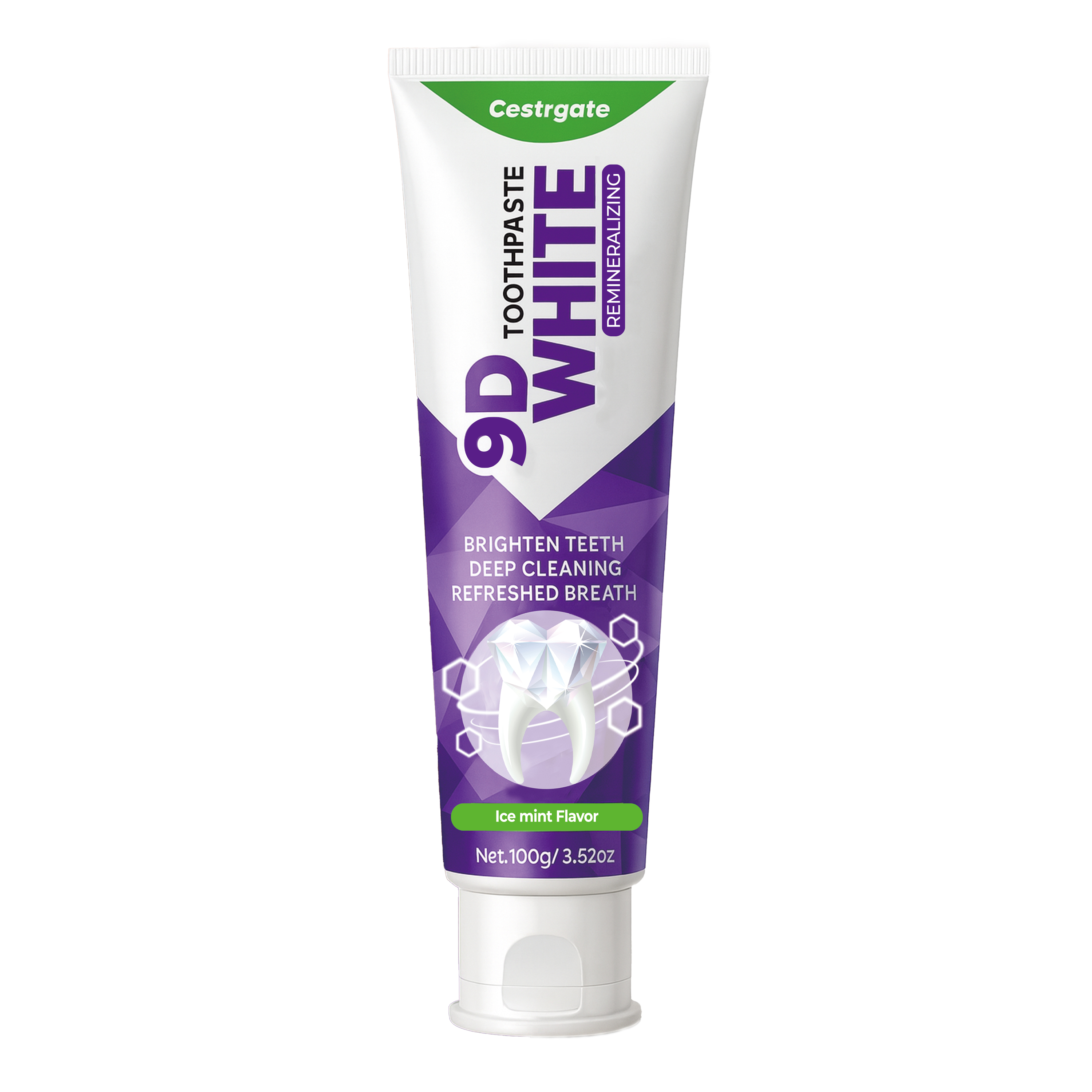 9D White 10% Hydroxyapatite To - огляд і ціна Teeth Whitening Foam Toothpaste