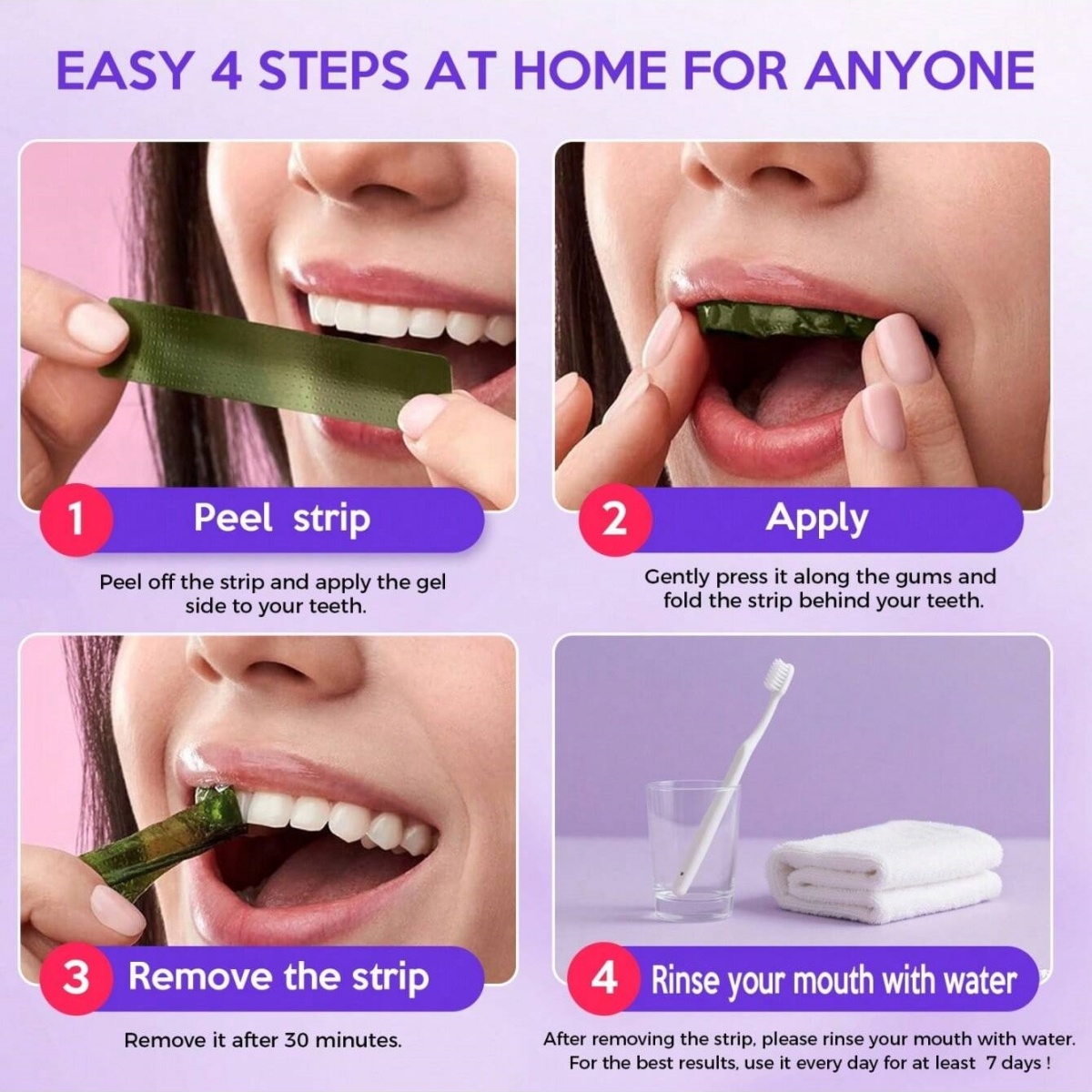 Deluxe Whitening Teeth Sticker - огляд і ціна Teeth Whitening Gel
