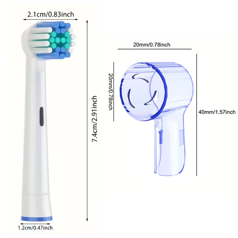 4Pack Replacement Brush Heads  - огляд і ціна Teeth Whitening Machine Professional
