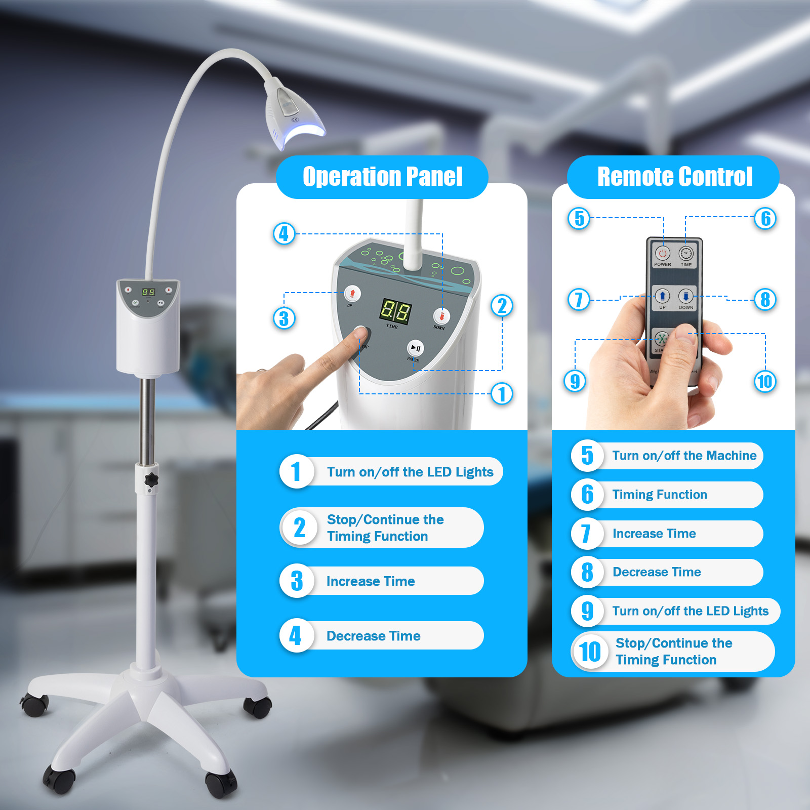 Professional Teeth Whitening M - огляд і ціна Teeth Whitening Machine Professional