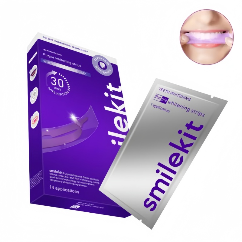 14 Pairs Purple Dental Strips  - огляд і ціна Teeth Whitening Quotes