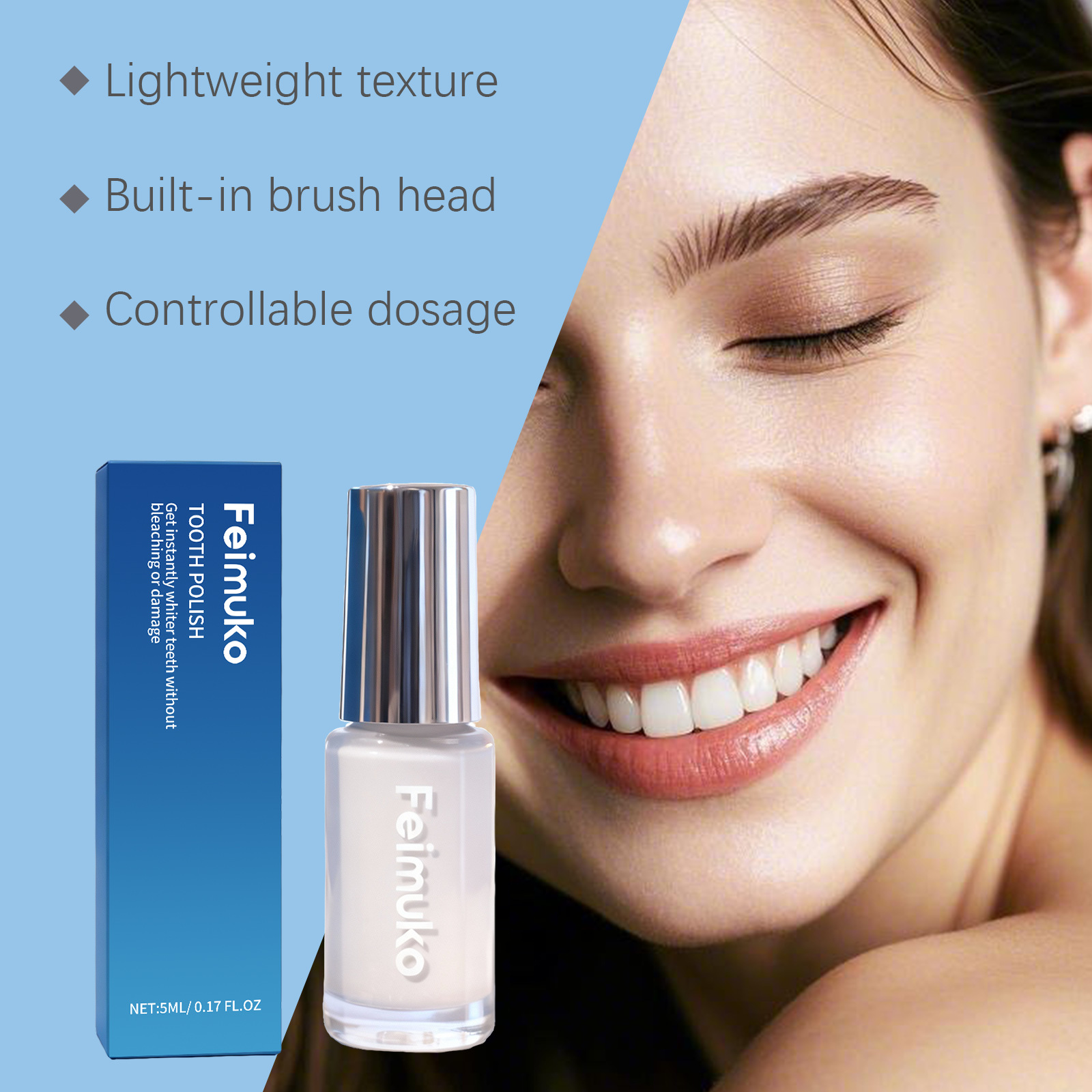 5ml Tooth Whitening Paint Remo - огляд і ціна Teeth Whitening Yellow Teeth