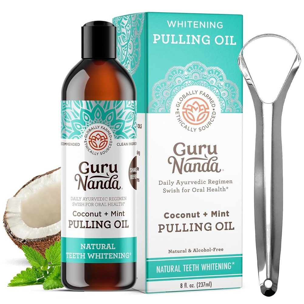 Coconut Mint Pulling Oil Mouth - огляд і ціна Teeth Whitening Oil Pulling