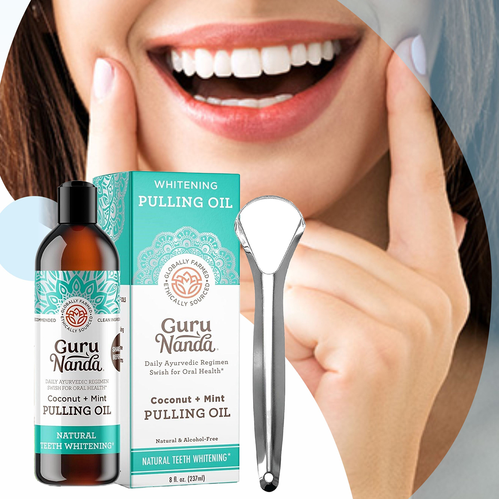 Coconut Mint Pulling Oil Mouth - огляд і ціна Teeth Whitening Oil Pulling