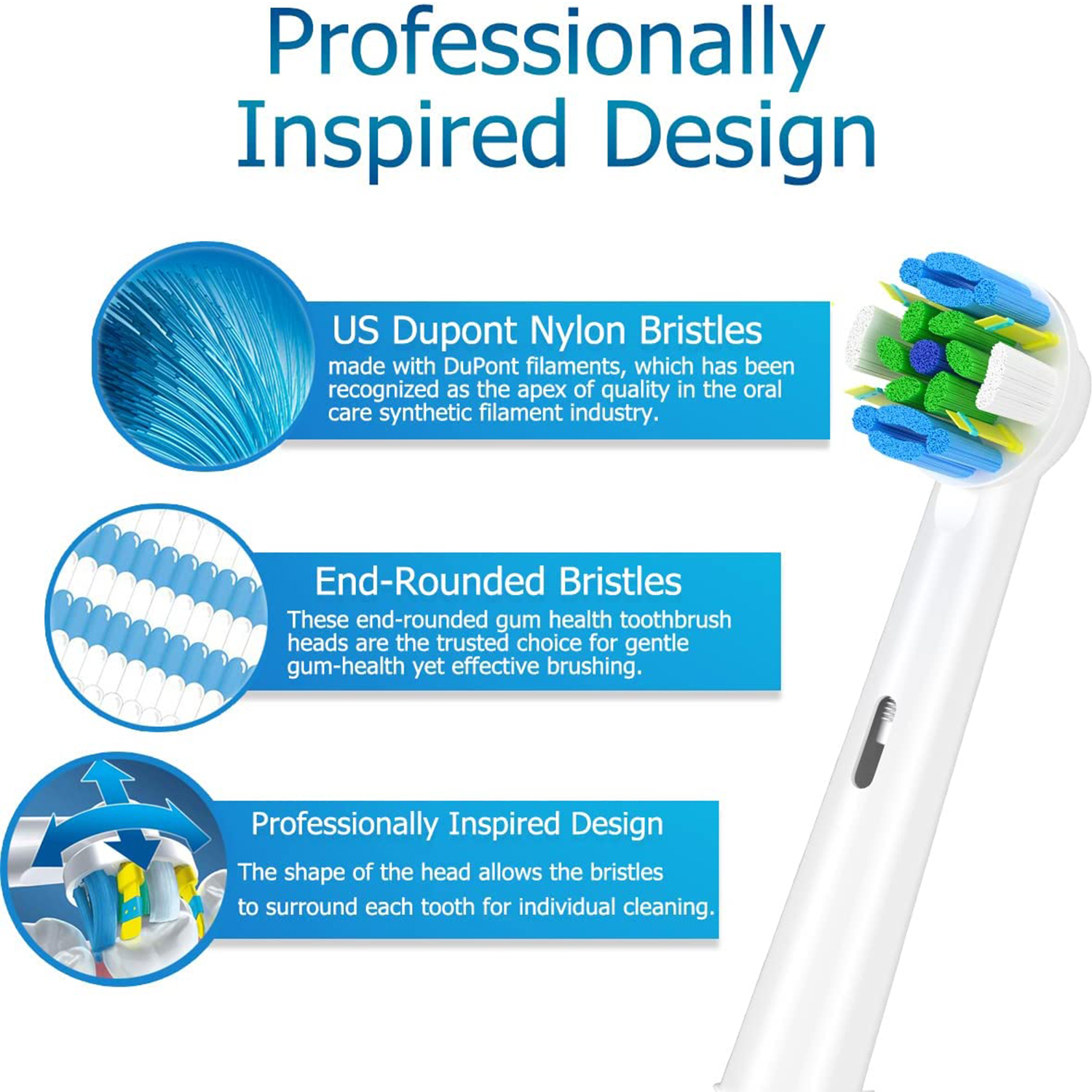 16Pack toothbrush Head Compati - огляд і ціна Teeth Whitening Machine Professional