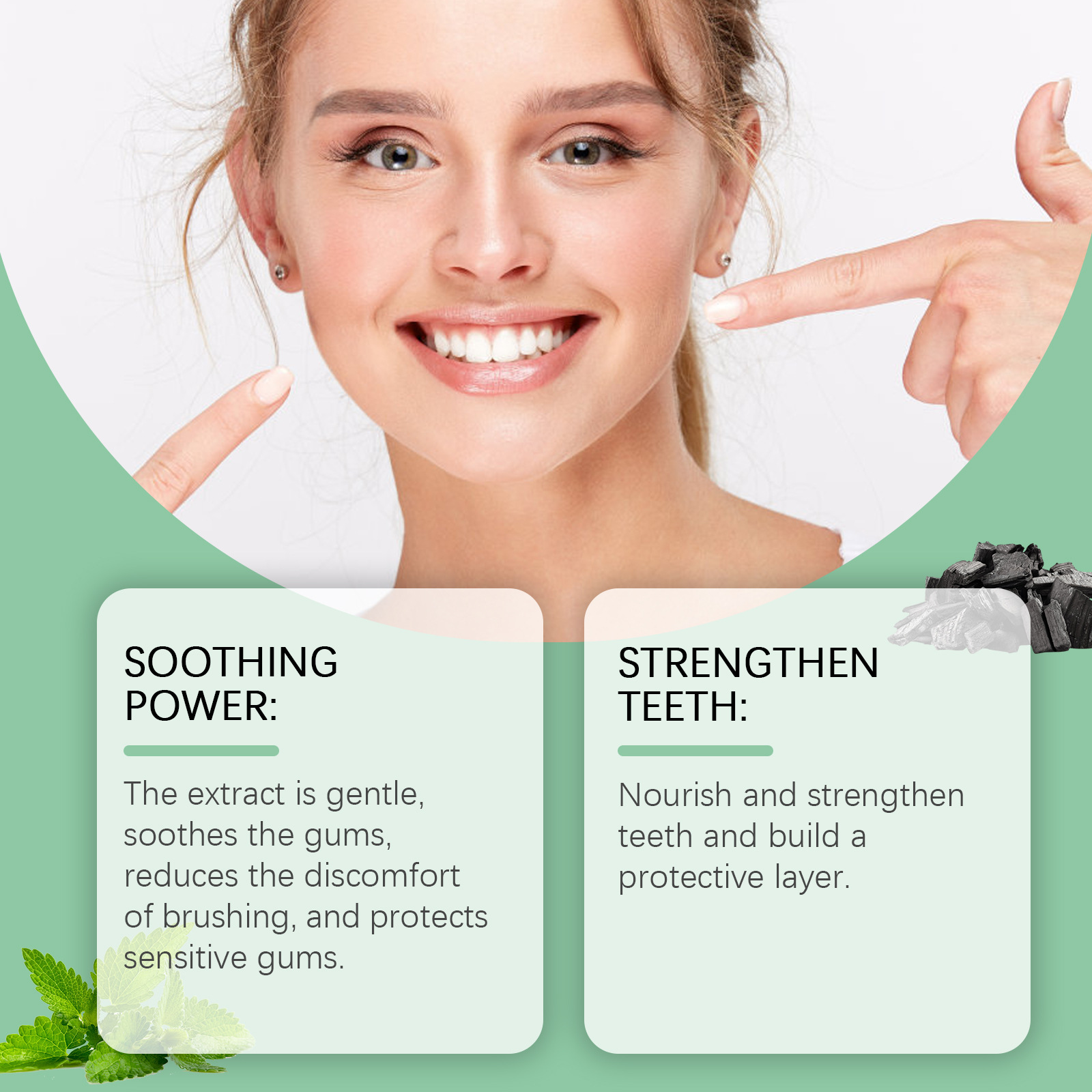 Bamboo Charcoal Mint Toothpast - огляд і ціна Teeth Whitening Yellow Teeth