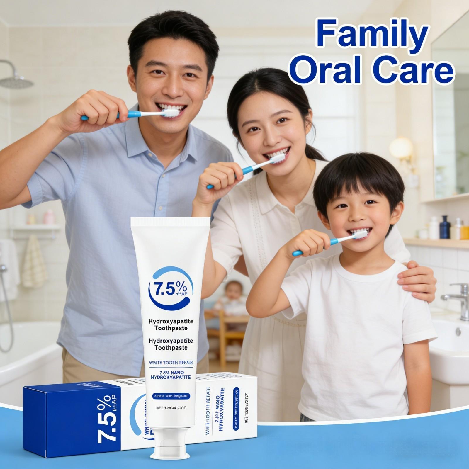 Nano Hydroxyapatite Toothpaste - огляд і ціна Teeth Whitening Foam Toothpaste
