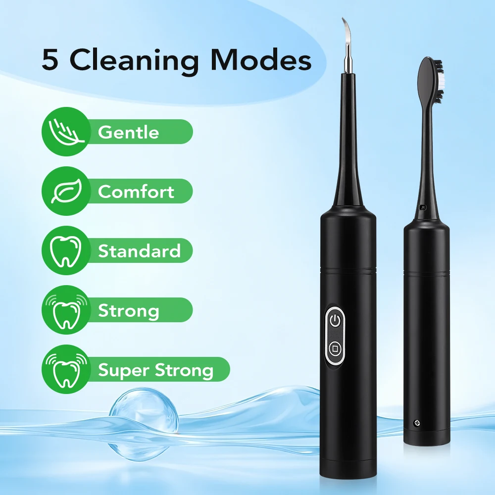 Electric Sonic Vibration Denta - огляд і ціна Teeth Whitening Toothbrush