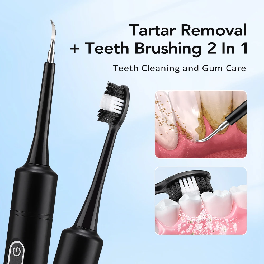 Electric Sonic Vibration Denta - огляд і ціна Teeth Whitening Toothbrush
