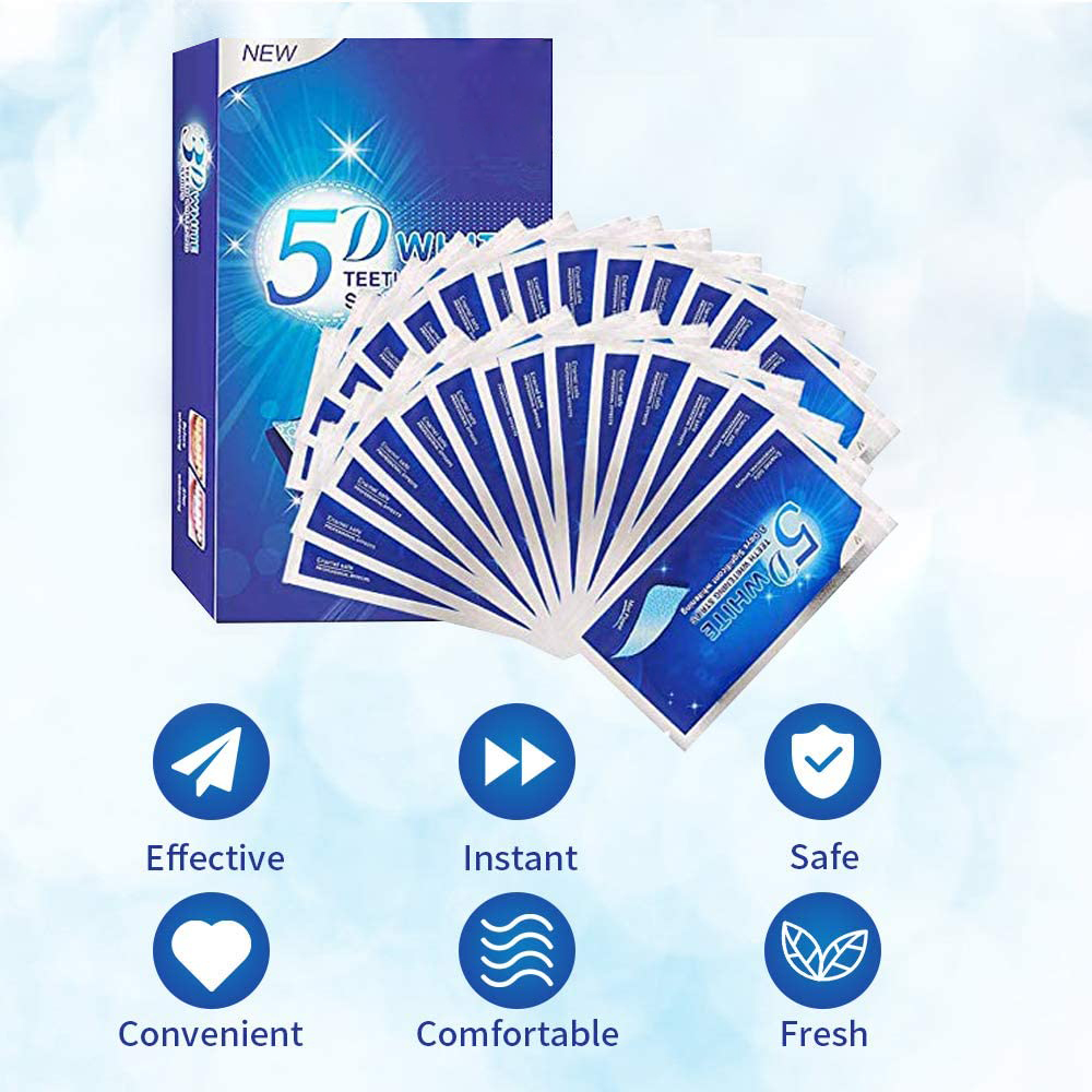 5D White Teeth Whitening Strip - огляд і ціна Teeth Whitening Gel