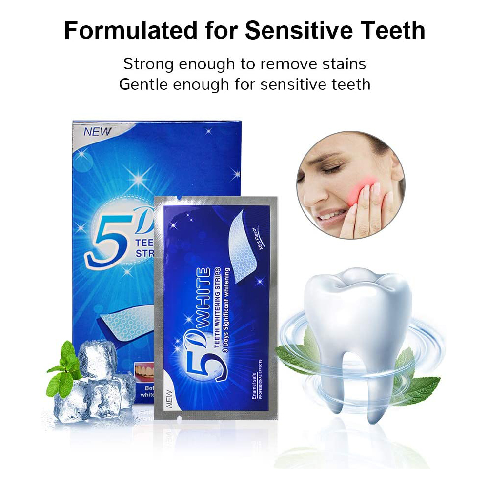 5D White Teeth Whitening Strip - огляд і ціна Teeth Whitening Gel