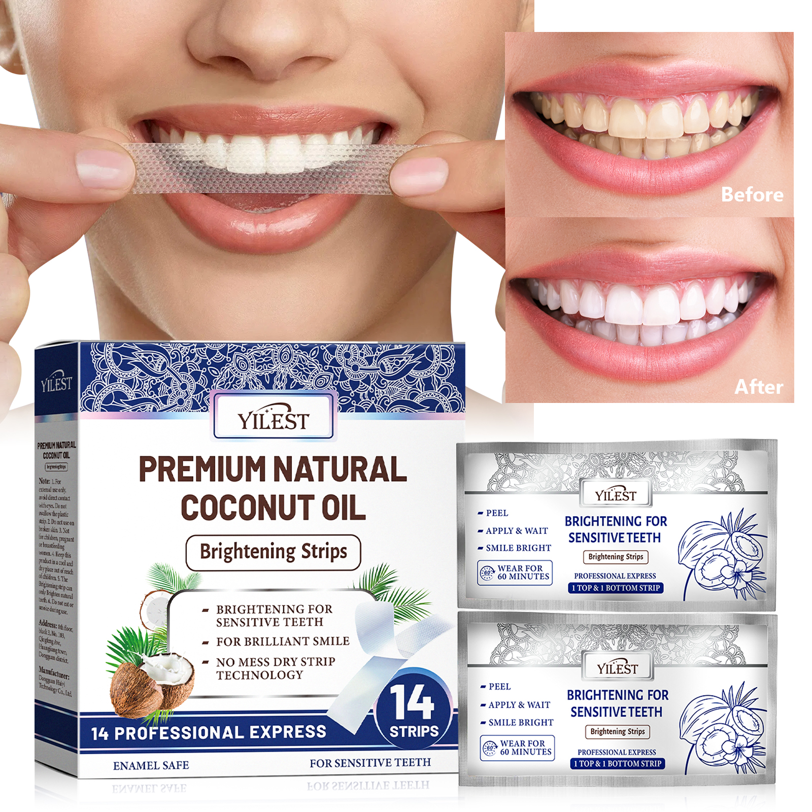 Teeth Whitening Strips 14pcs C - огляд і ціна Teeth Whitening Quotes