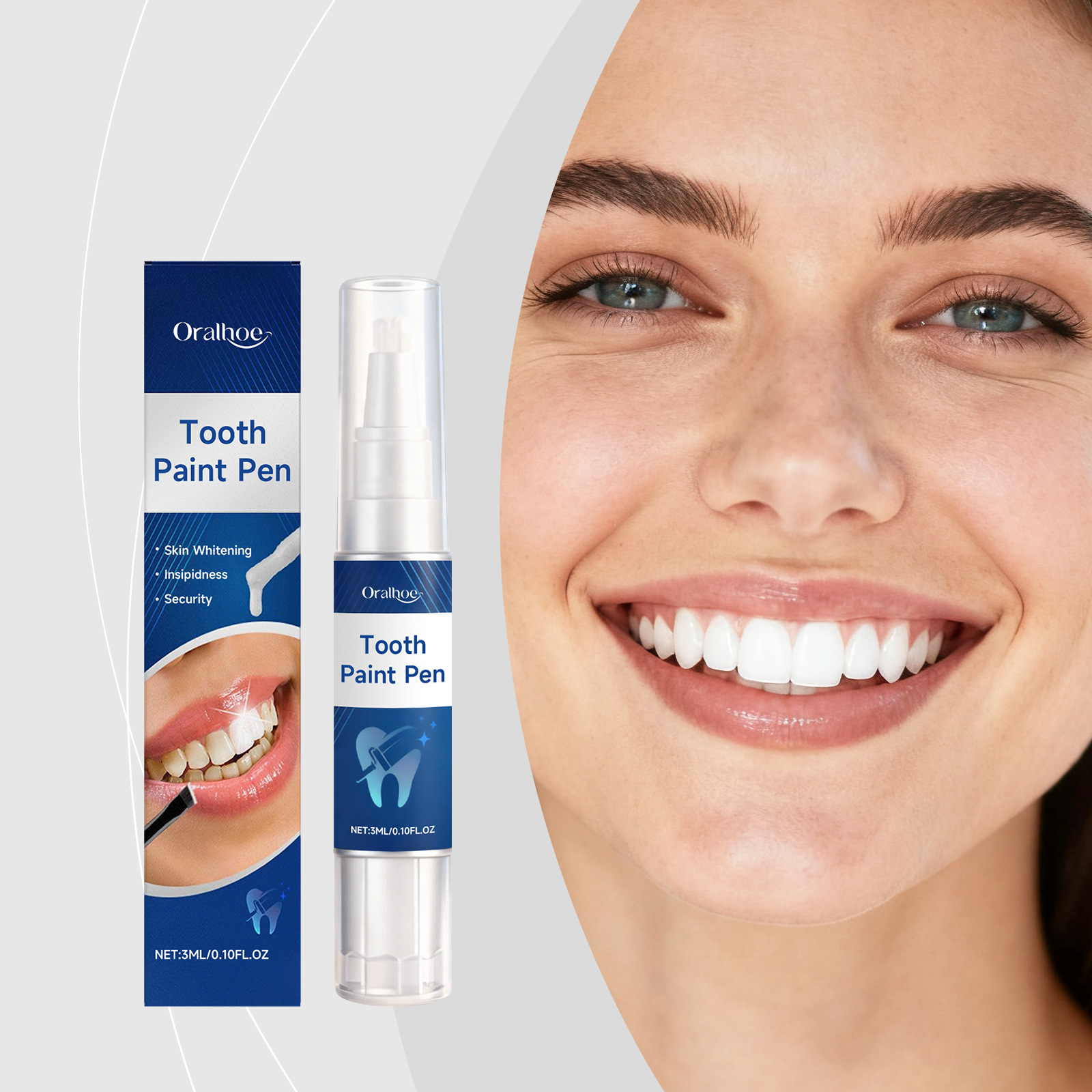Oralhoe Tooth Paint Pen Stubbo - огляд і ціна Teeth Whitening Yellow Teeth